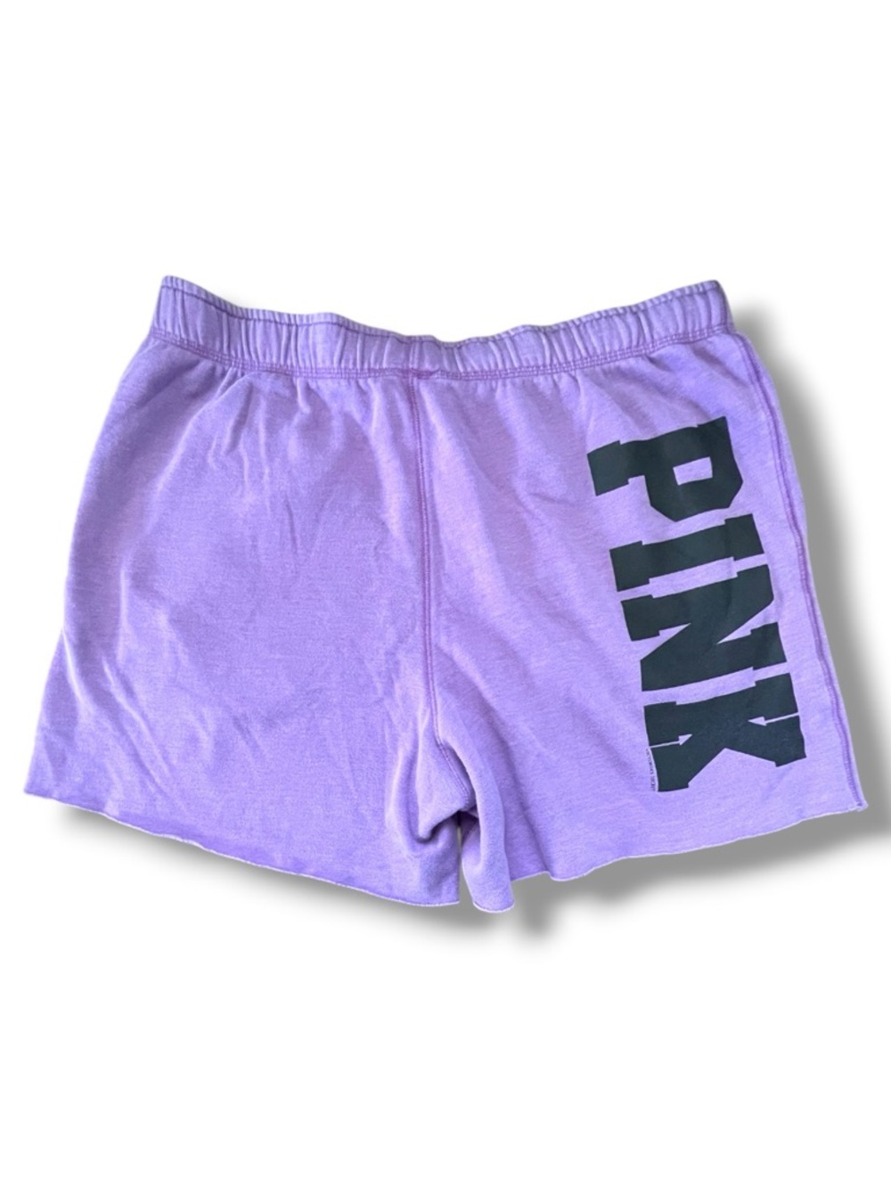 PINK Victoria’s Secret Purple Lounge Shorts Logo Graphic Elastic Waist shorts - Picture 8 of 8